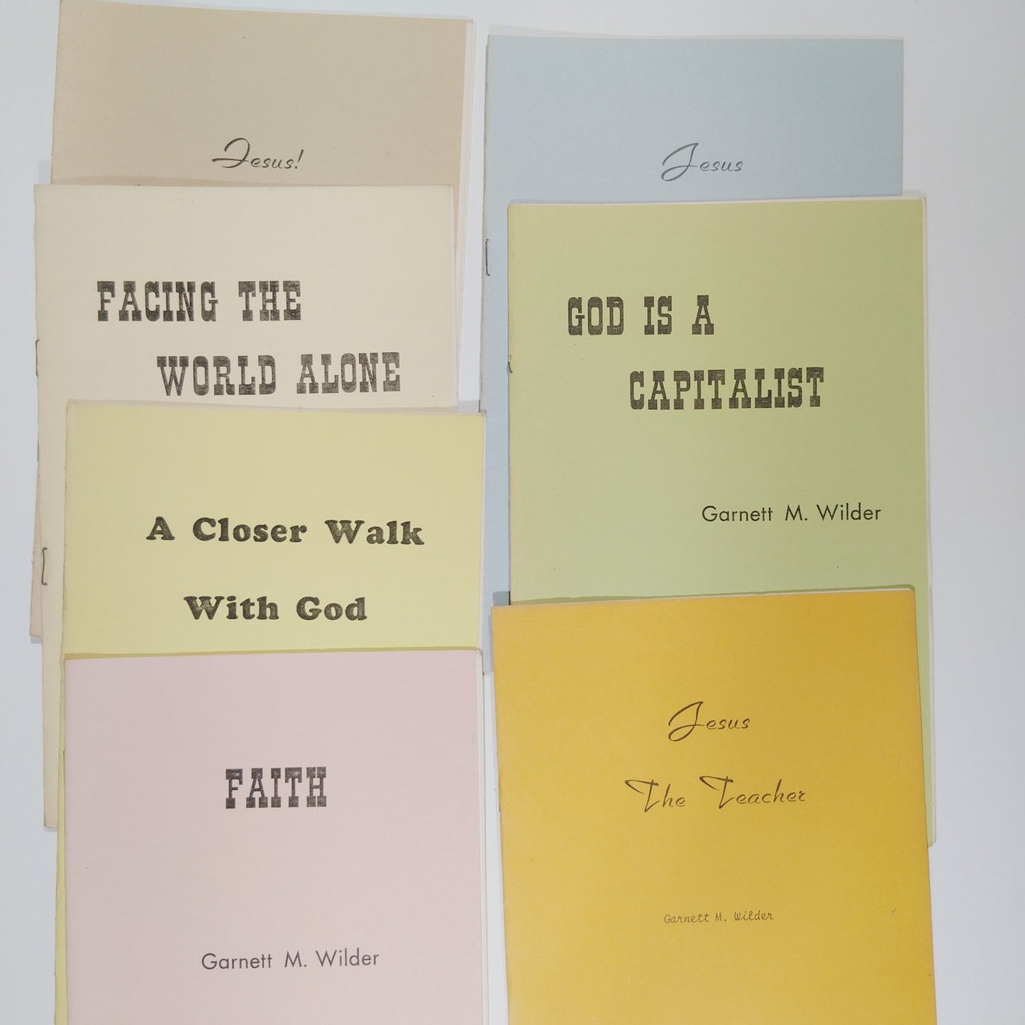 7 Sermon Programs – Garnett M. Wilder, Ph.D. – First United Methodist Church, Decatur GA – 1980–1981