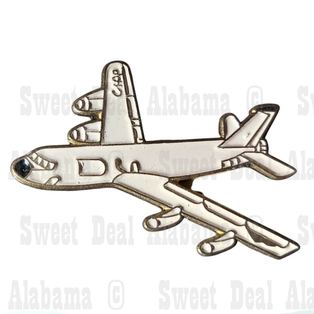 Stratotanker KC-135 Aircraft, Collector's Hat, Lapel, Brooch Pin 1-1/4"W x 1"H