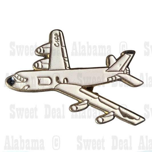 Stratotanker KC-135 Aircraft, Collector's Hat, Lapel, Brooch Pin 1-1/4"W x 1"H