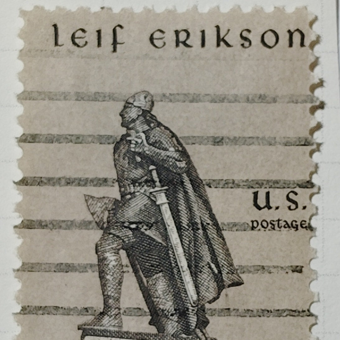 1968 US 6c Leif Erikson Norse Explorer Stamp #1359 Used Cancelled Philately