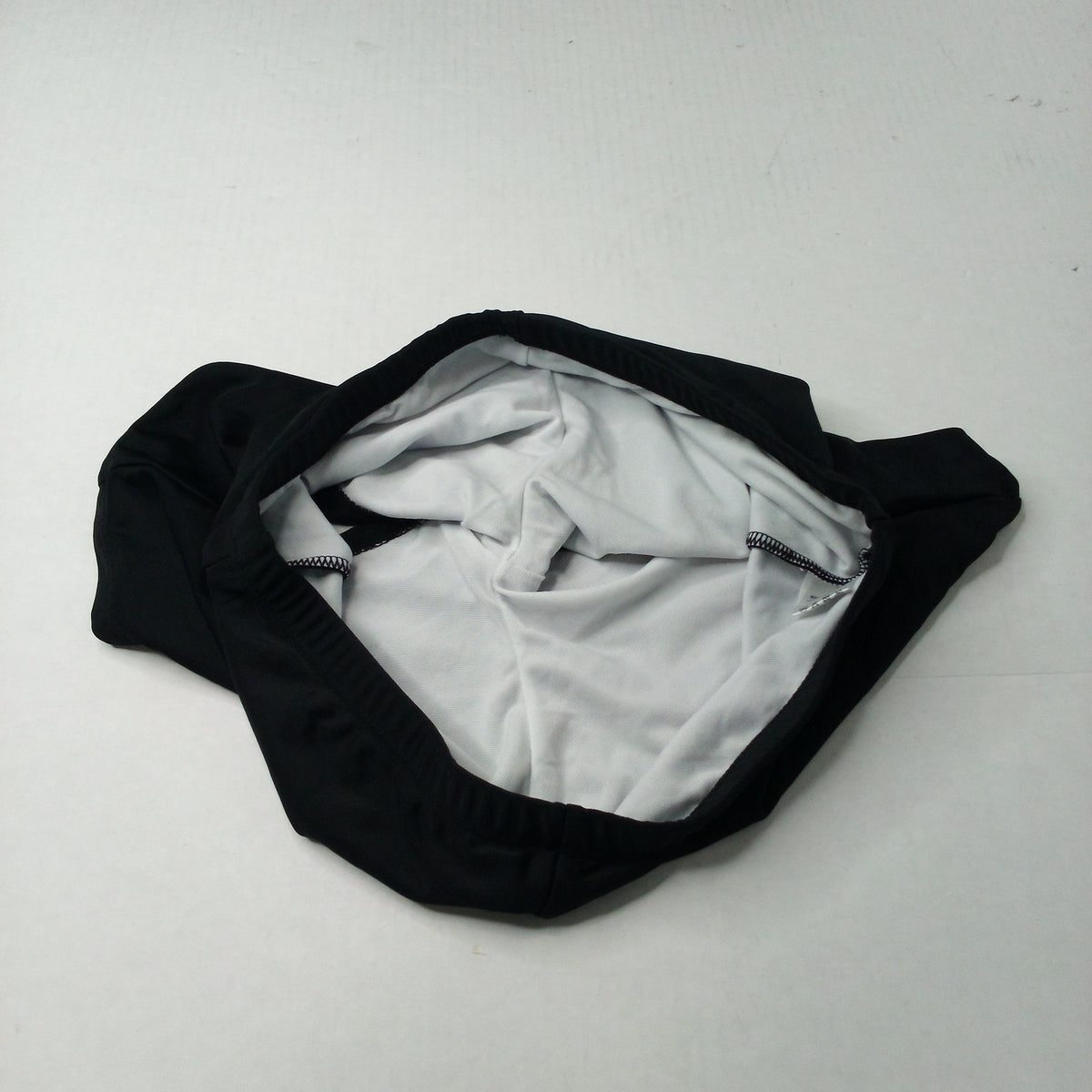 Black Swim Shorts Mesh Lined Elastic Waist Size L Polyamide Beach Trunks