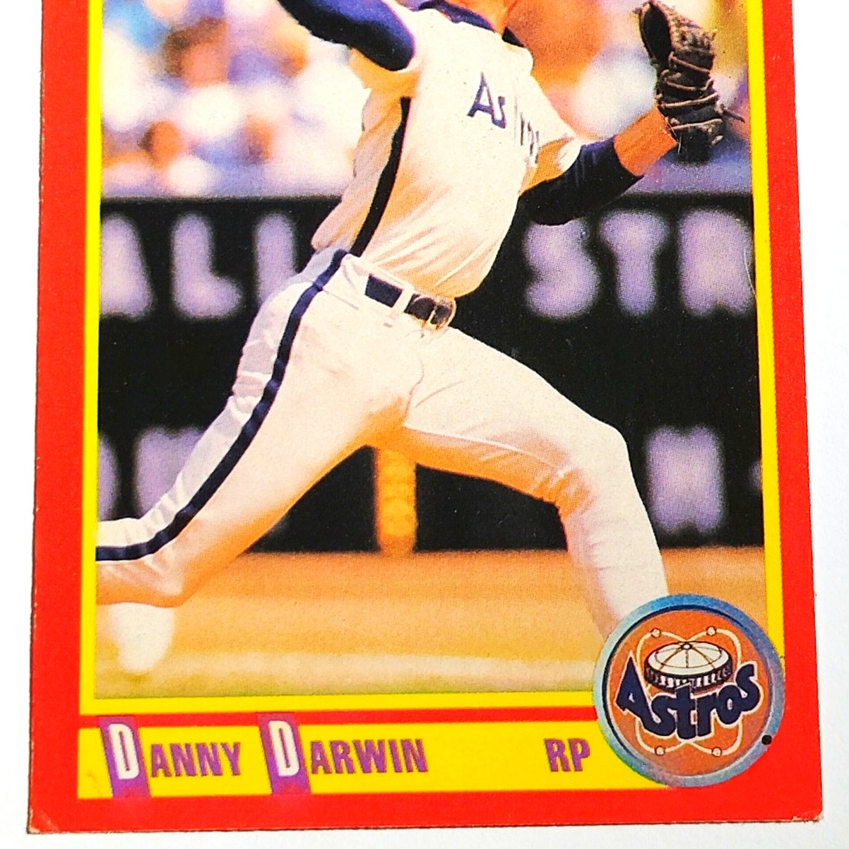 1990 Score Danny Darwin #402 Houston Astros Relief Pitcher MLB Baseball EX