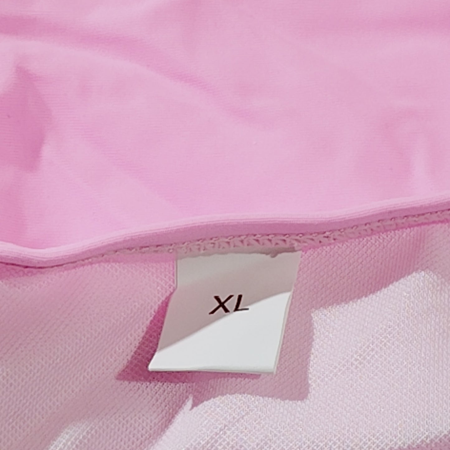Tie‑Side Bikini Bottoms, Pink, XL (8-10) 32-34"W – 82/18 Nylon/Spandex  NWOT