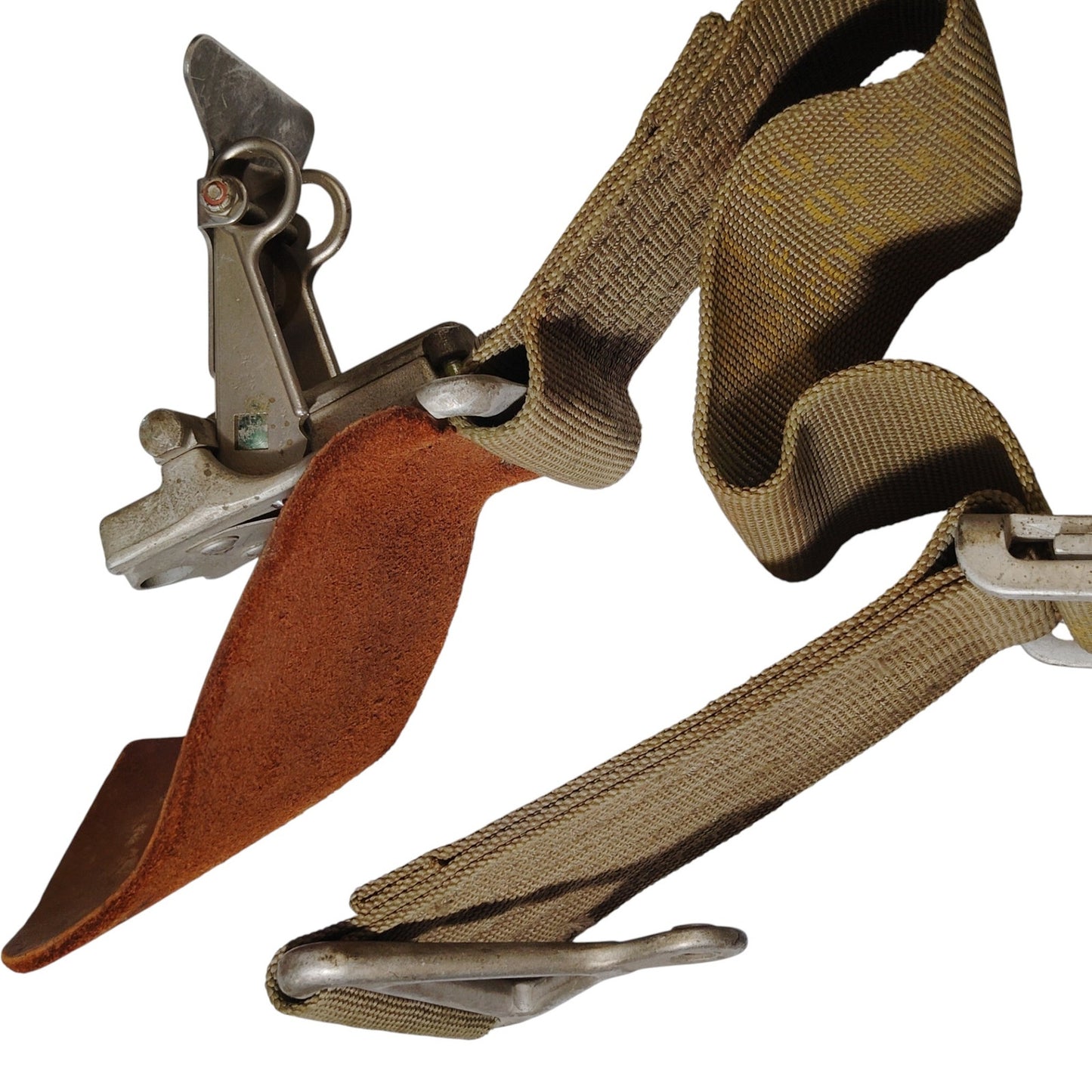 Aircraft Safety Belt Component, 1954, Stanley Aviation Corp. – 31" ODG Strap