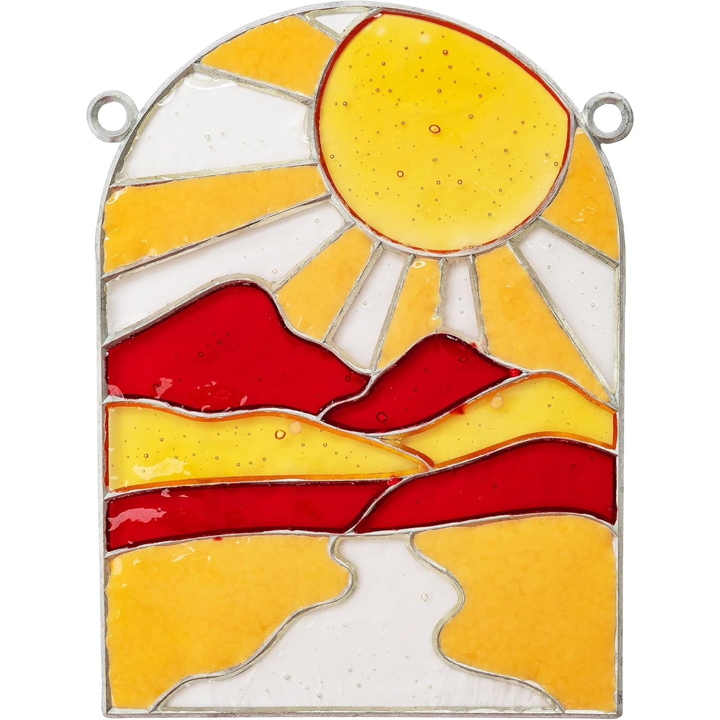 Colorbok MAKEIT & BAKEIT Sunset Suncatcher Kit – Stained Glass Style