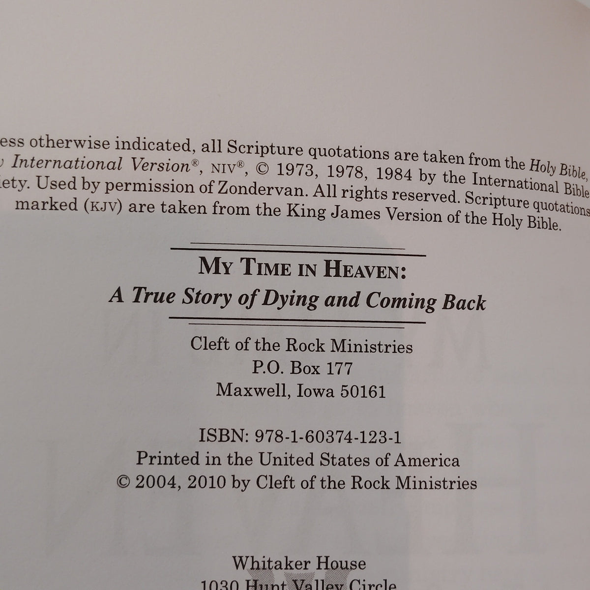 My Time in Heaven Richard Sigmund Paperback – True Story of Dying & Coming Back