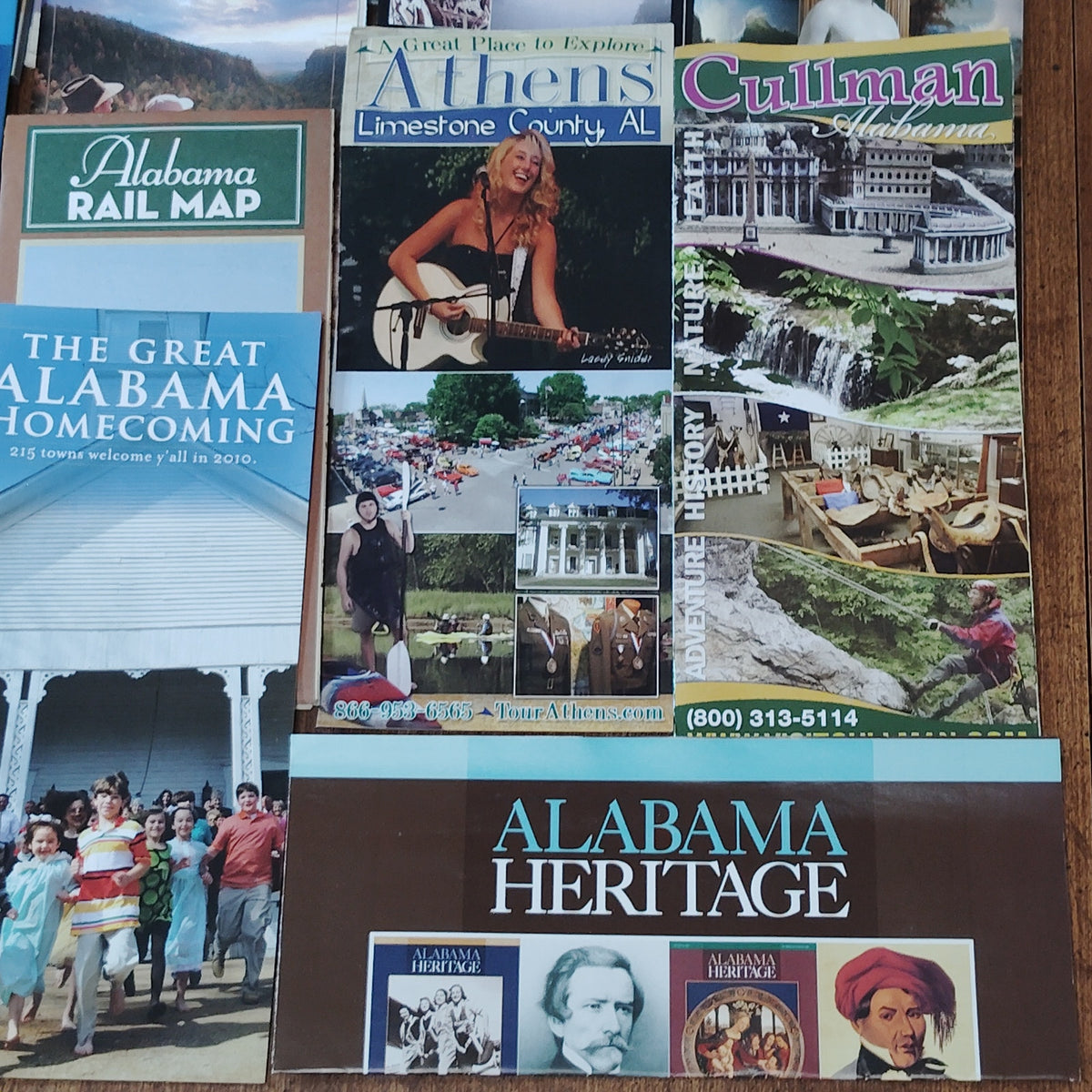 Vintage Alabama Travel Ephemera Lot - Brochures, Maps, Guides, Collectibles