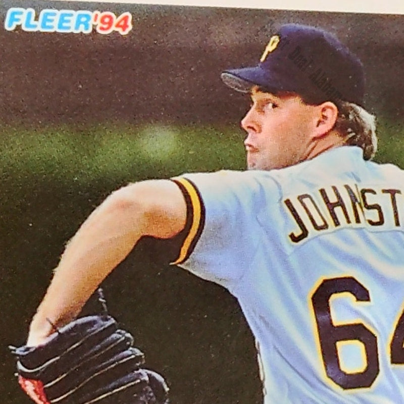 Joel Johnston, Pittsburgh Pirates, #610, 1994 Fleer Baseball Collector's Card