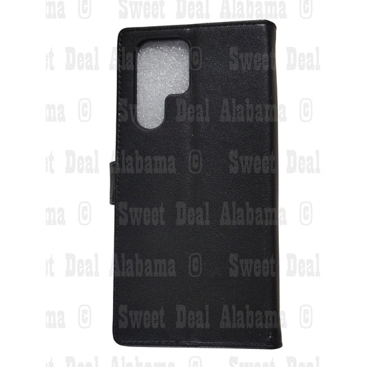 Cellphone Wallet For Samsung Galaxy S22 Ultra (6.8"), Black