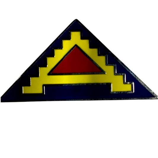7th Army Training Command Combat Service Lapel / Hat Pin 1-1/4"W x 5/8"H