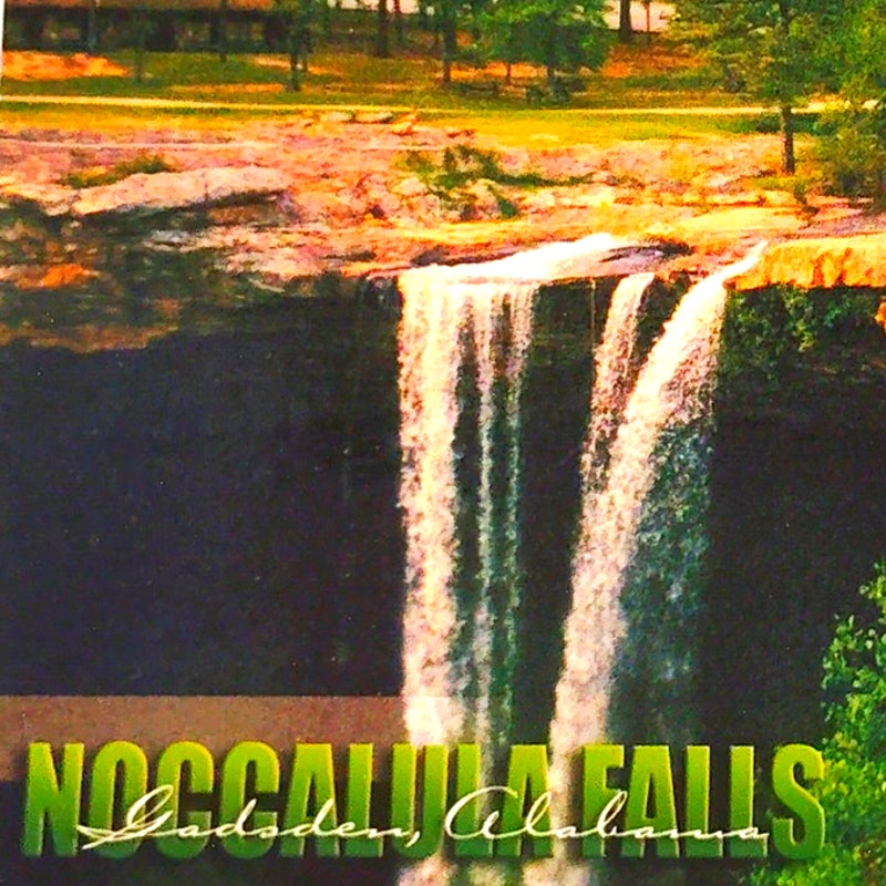 VTG Noccalula Falls Gadsden AL Postcard Legend of Noccalula Debbie Gowens NOS