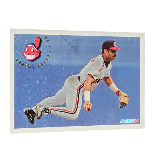 Carlos Baerga, Cleveland Indians #99, 1994 Fleer Baseball Collector's Card