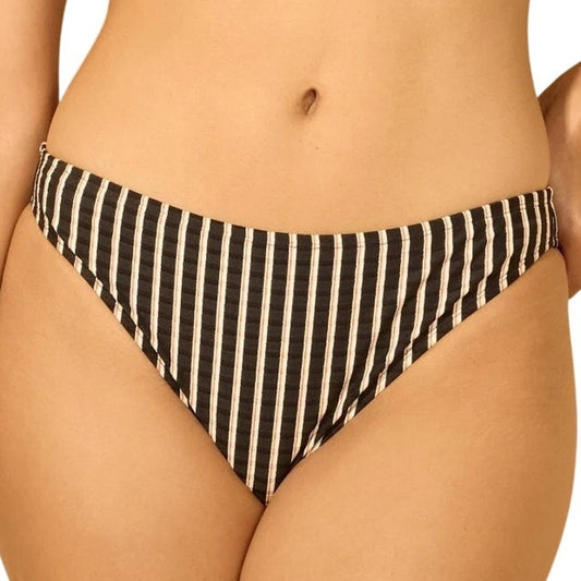 Shade & Shore Ribbed Low‑Rise Cheeky Bikini Bottom Multi S (4-6), Hipster