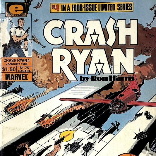 Marvel's Crash Ryan #4, Jan 1985, Epic Comics,  NM 9.4