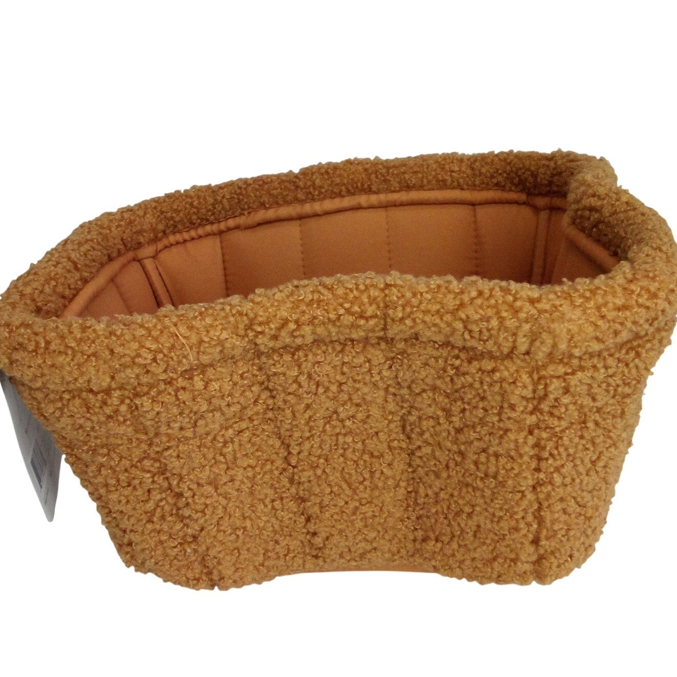 Harvey Lewis Fabric Storage Basket – Brown – 8" × 10" × 6"