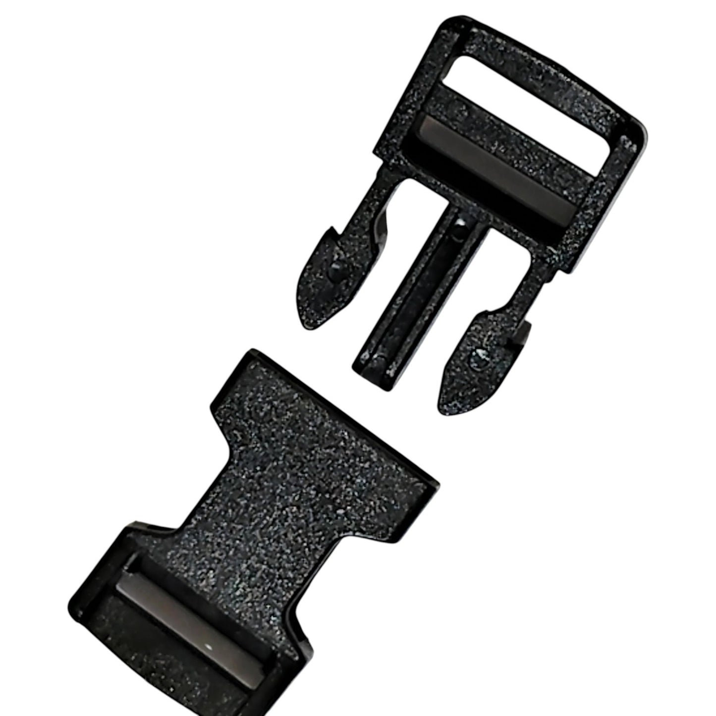 10pk Black 5/8" Curved Side-Release Buckles – Quick-Clip for Paracord & Webbing