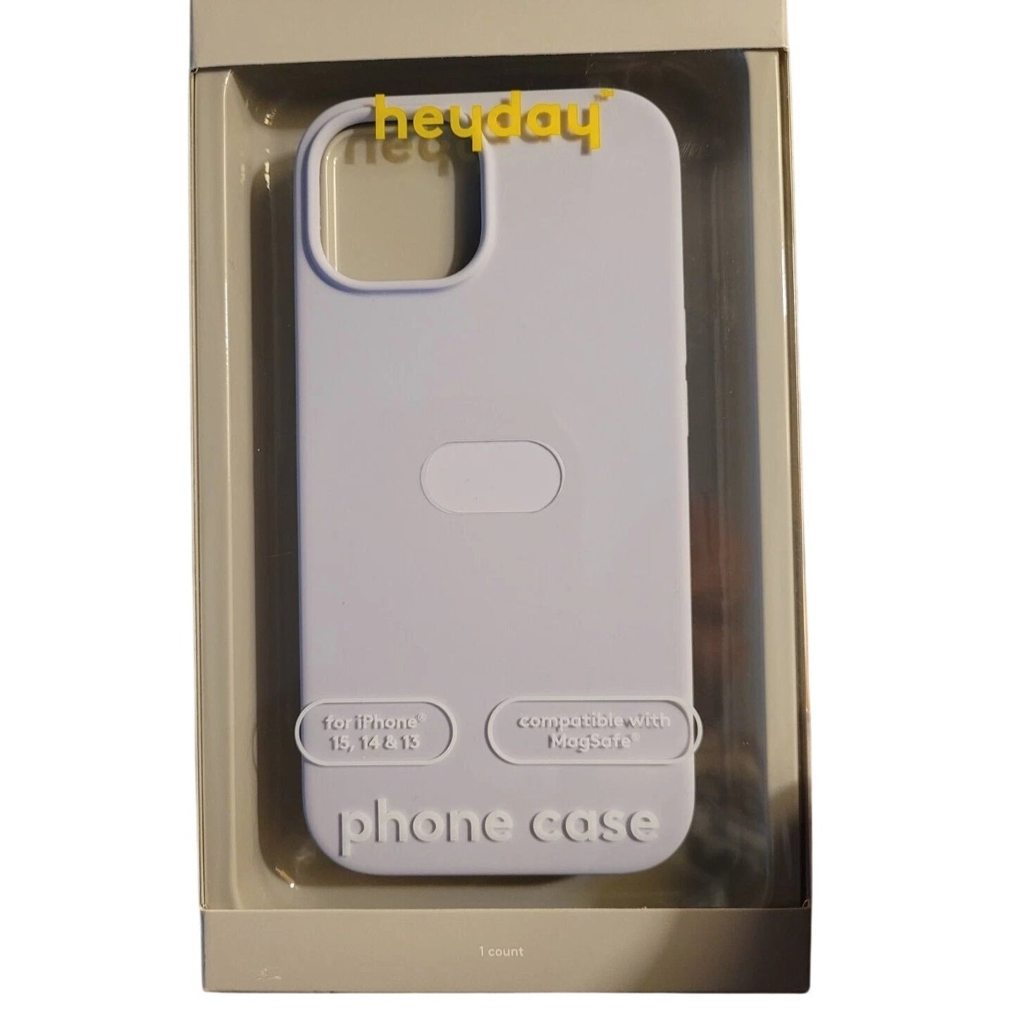 Heyday Silicone Case with MagSafe – Soft Purple – For iPhone 16e/15/14/13