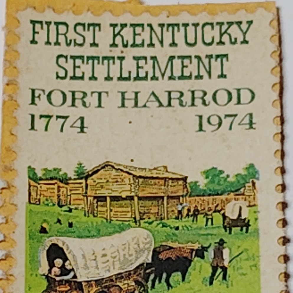 1974 US 10c First Kentucky Settlement Fort Harrod Stamp - Unused USPS