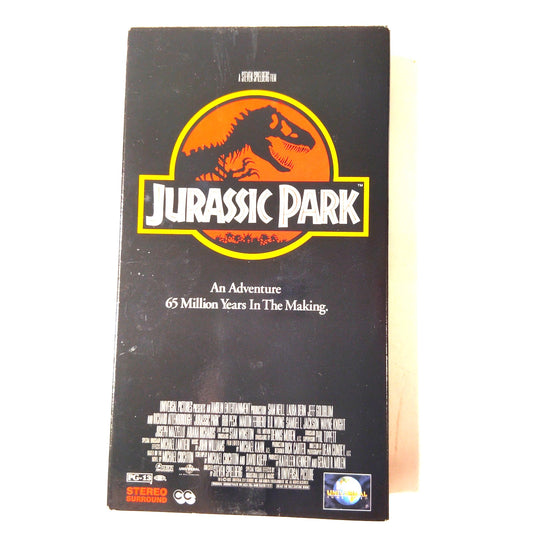 Jurassic Park VHS 1994 Steven Spielberg Dinosaur Adventure