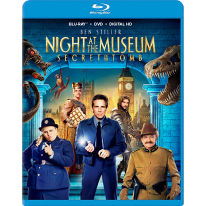 Night at the Museum Secret of the Tomb Blu-ray DVD, Ben Stiller 2014 Comedy