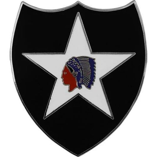 Army Combat Service Identification Badge (CSIB) – 2nd Infantry Division – 1-3/4" x 2"