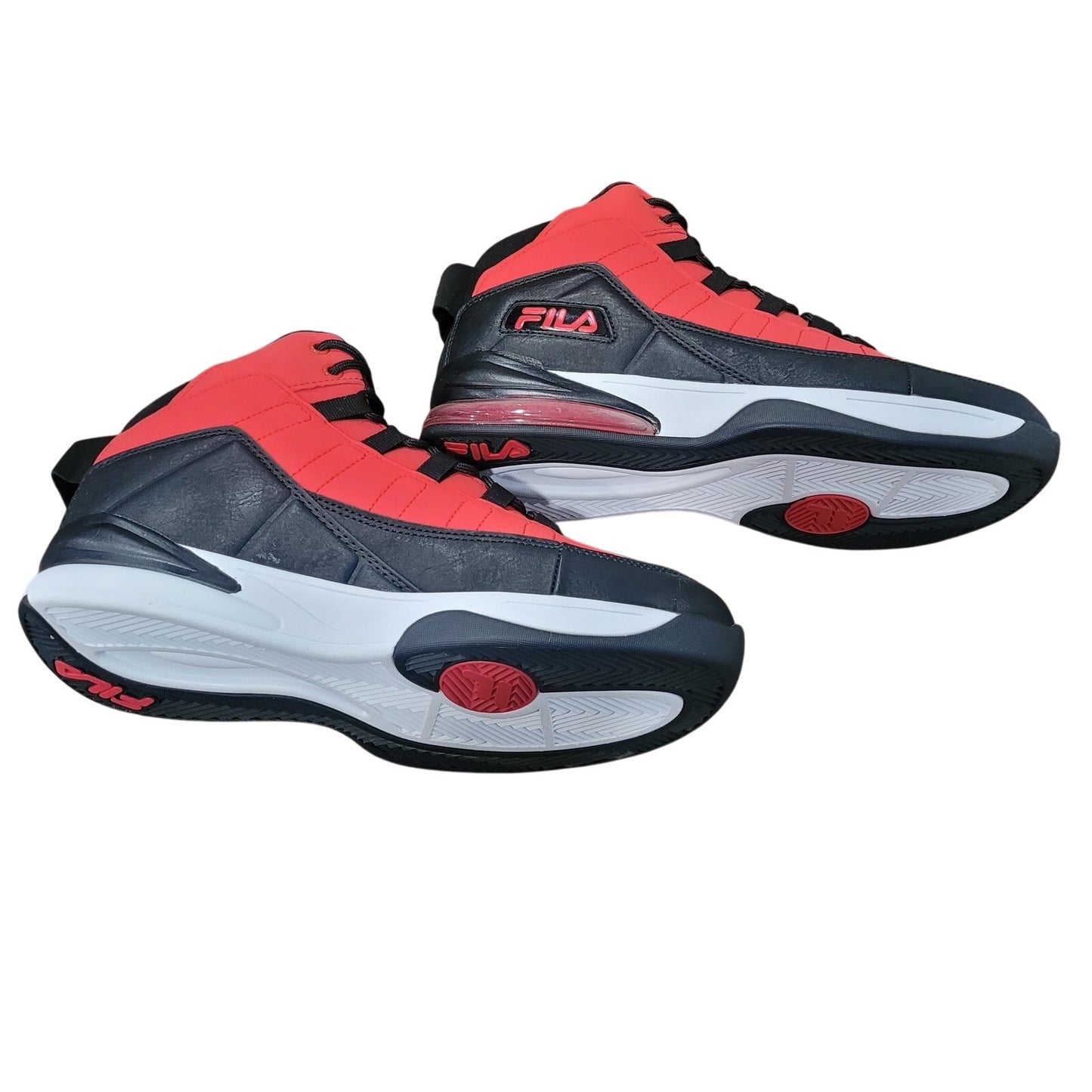 Fila Activisor Viz Men’s Athletic Shoes, Size 8 Red/Black, Lightweight Comfort