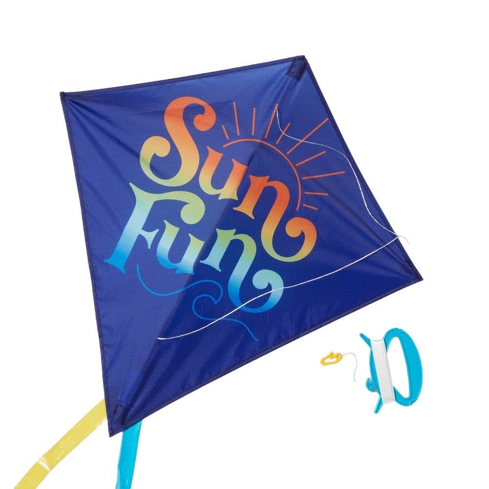 3 x Sun Squad Kites: Shark Beach Ball (1), Sun Fun(1) and Tie Dye (1), NIP