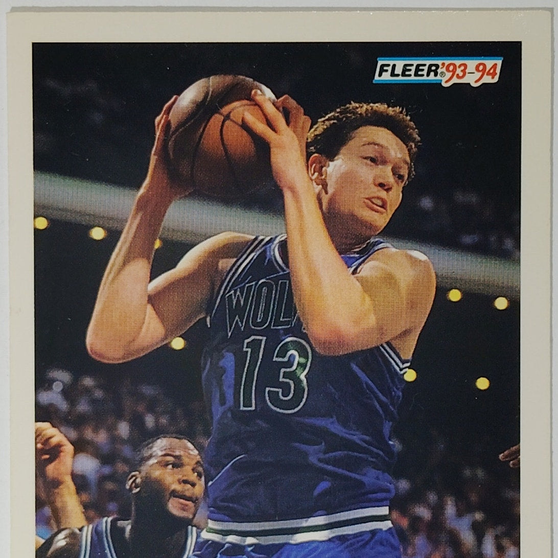 1993-94 Fleer Luc Longley #124 Minnesota Timberwolves Center NBA