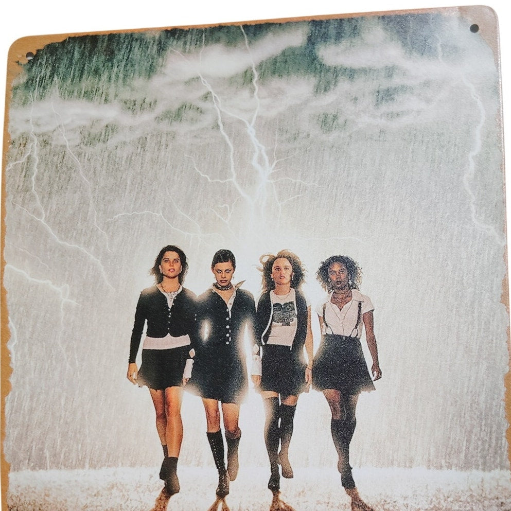 The Craft Movie Retro Tin Sign – 8x12 – 1996 Witching Hour Film Poster Featuring Cast & Credits