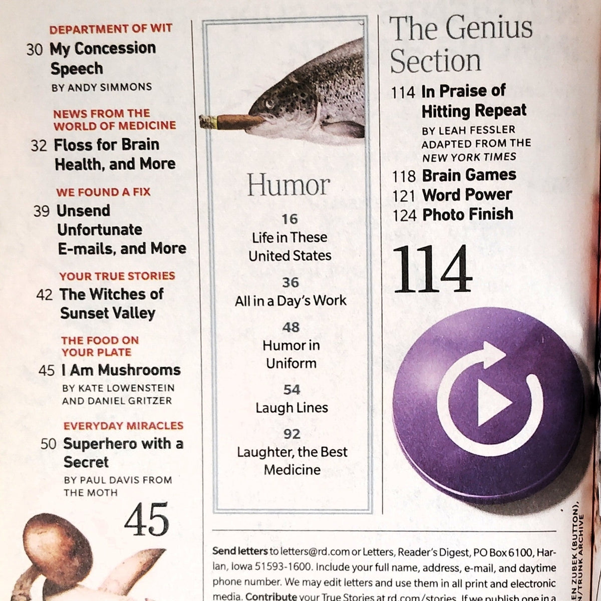 Reader's Digest October 2020 Magazine - Extraordinary Uses for Everyday Things