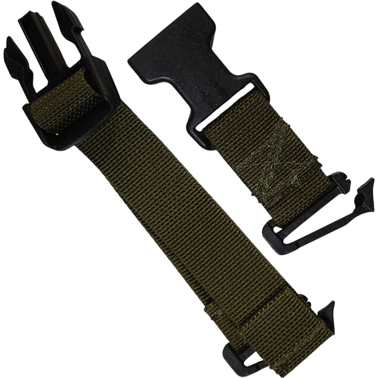ALICE Quick Release Buckle Kit - Green Nylon Straps - Tactical Gear Replacement