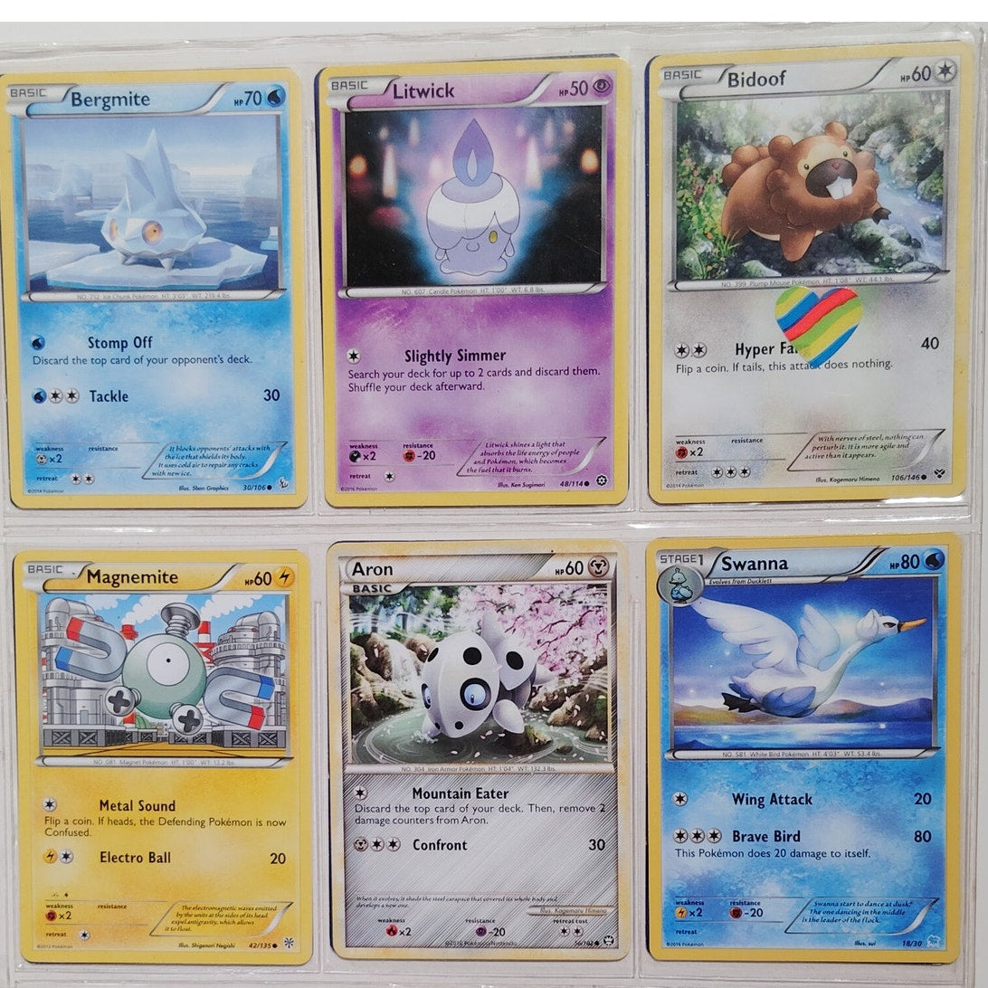 18 Random Pokémon Cards Pictured, Actual Photos Provided