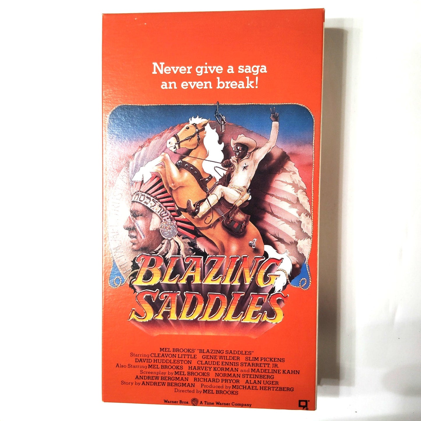 Blazing Saddles VHS 1974 Mel Brooks Cleavon Little Gene Wilder Classic Comedy