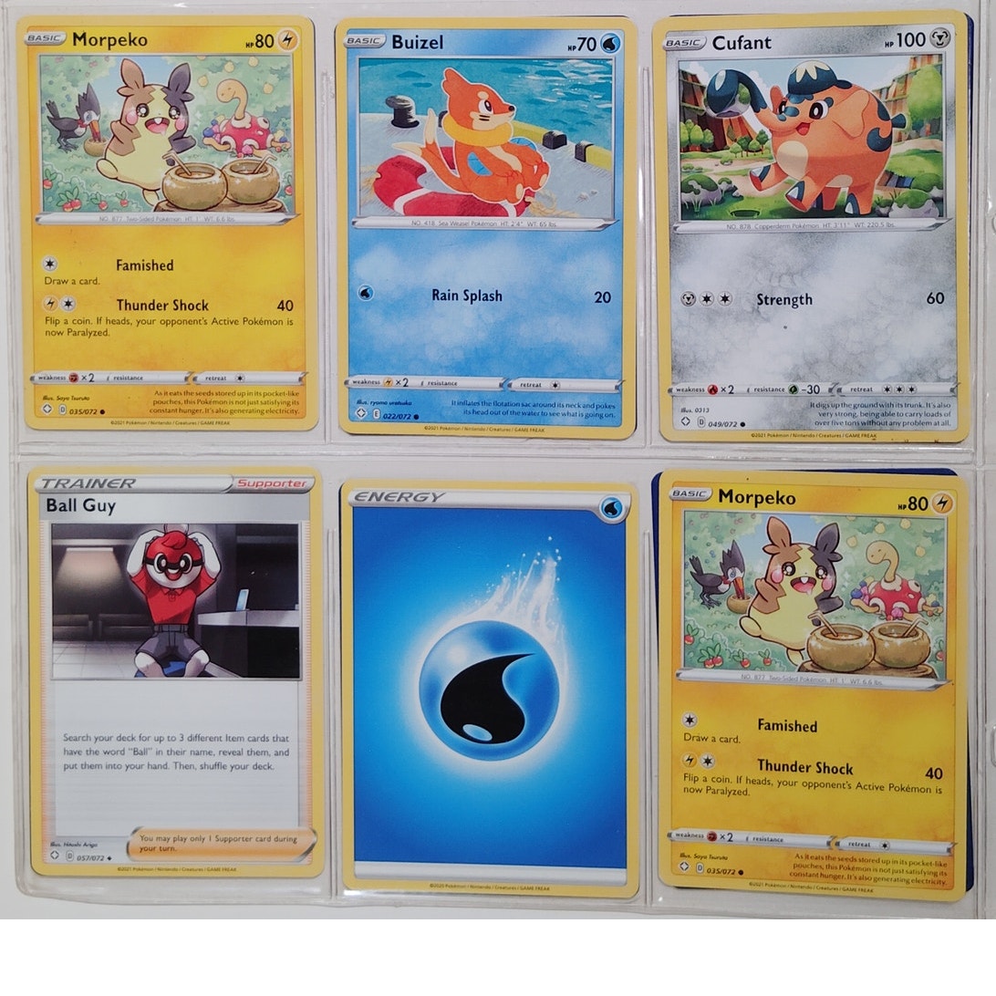 18 Random Pokémon Cards Pictured, Actual Photos Provided