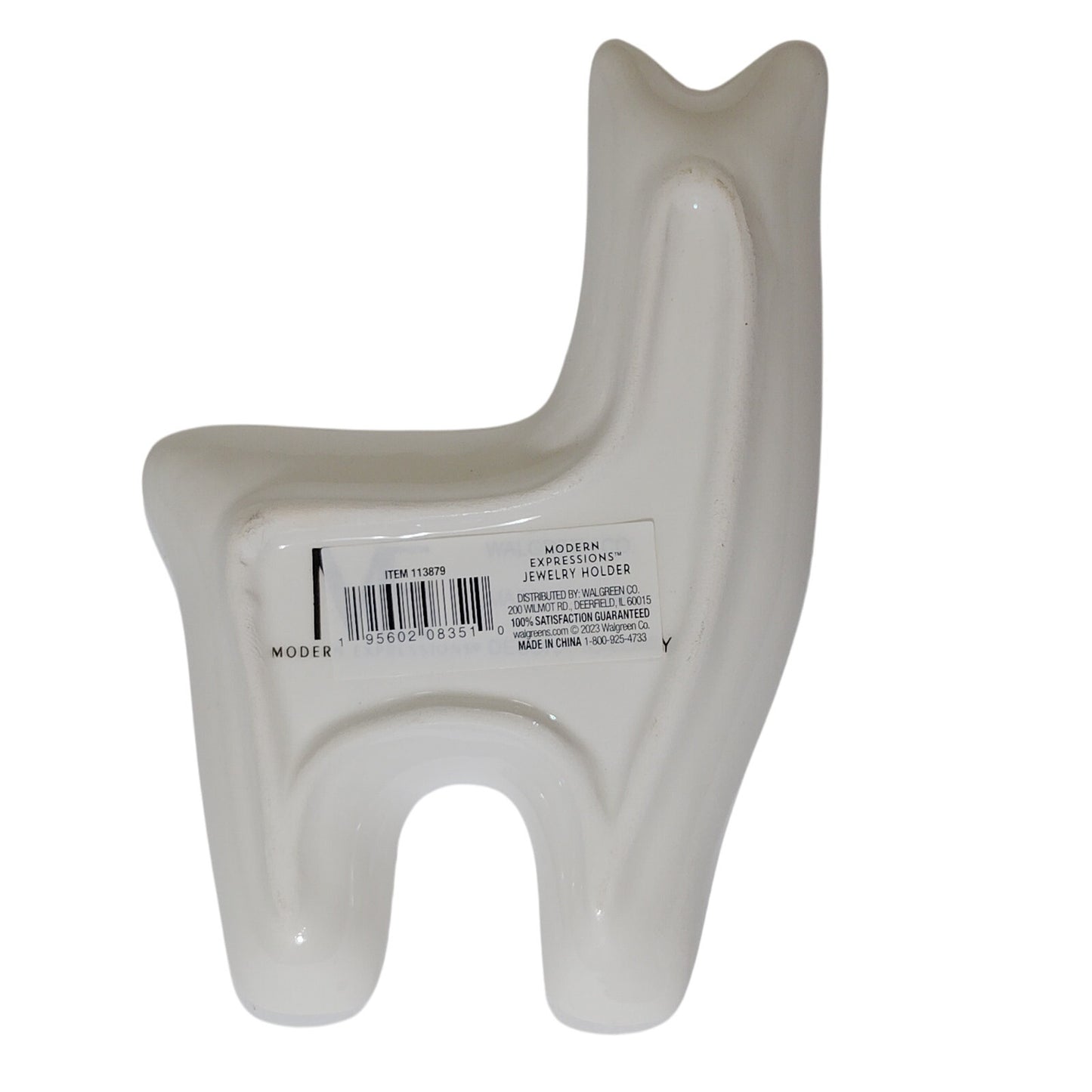 Modern Expressions Ceramic Llama Dish – Multicolor Decorative Tray 6" x 4"