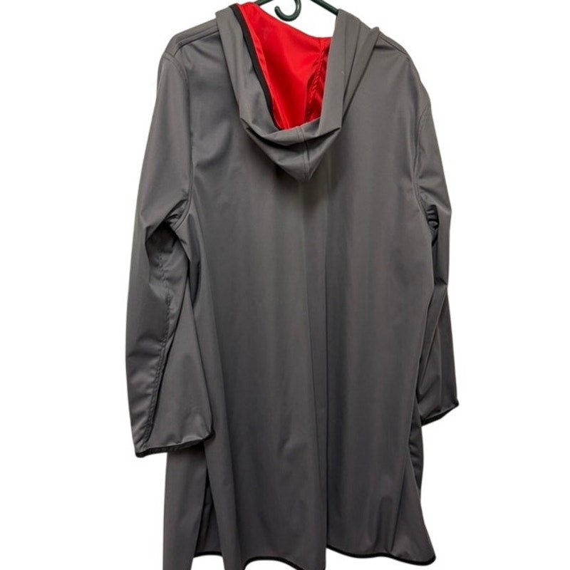 Winding River Reversible Hooded Jacket XL Red Gray Full Zip Coat Estate Find