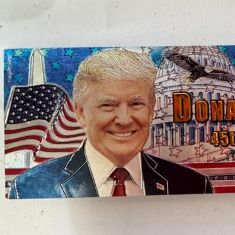 Donald J. Trump 45th U.S. President Acrylic Magnet 5" × 1‑3/4"