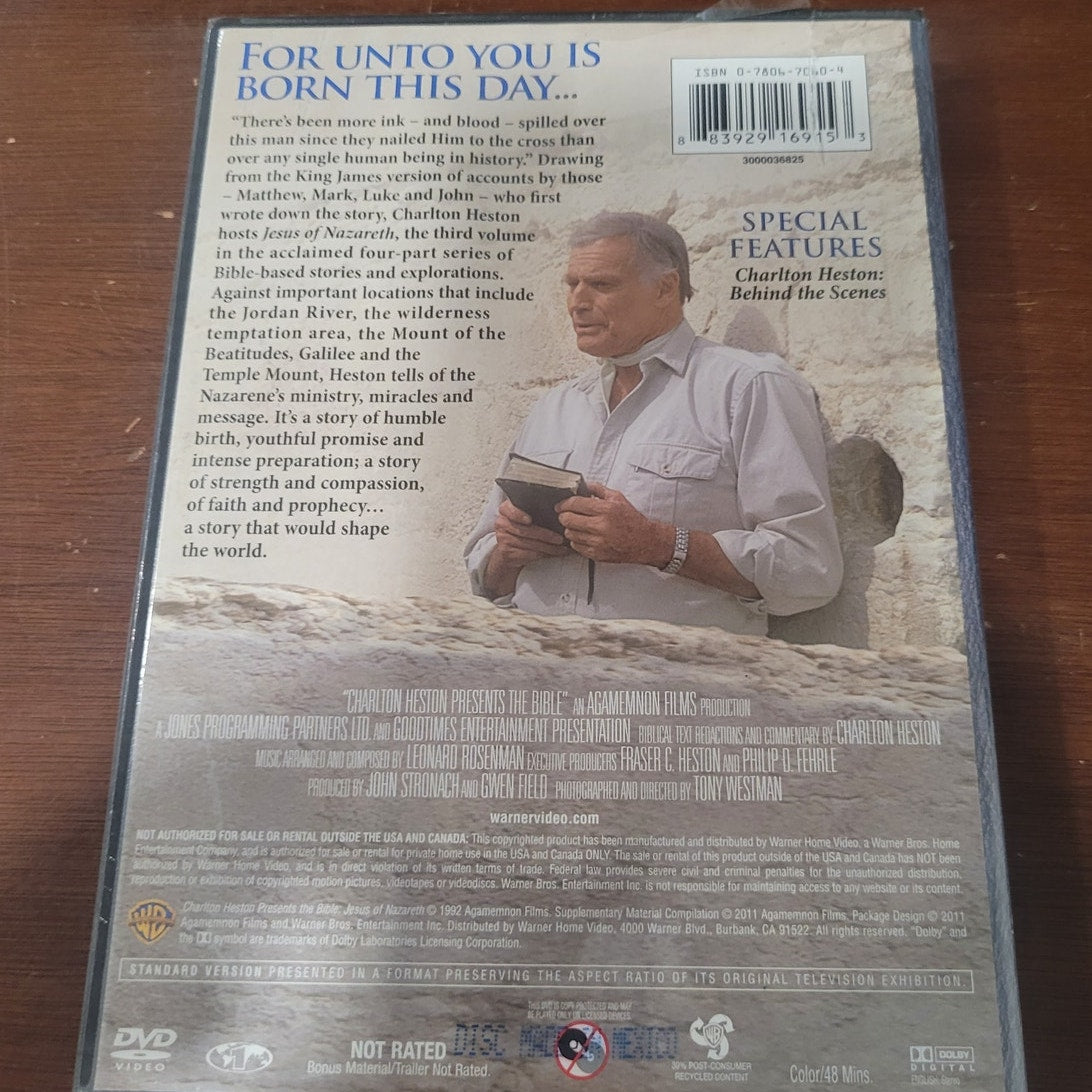 Charlton Heston Presents the Bible Jesus of Nazareth DVD Faith-Based Documentary