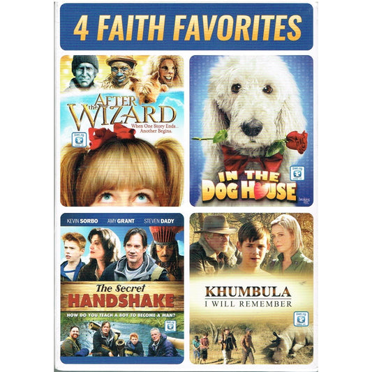 4 Faith Favorites DVD Family Christian Movies After the Wizard Secret Handshake