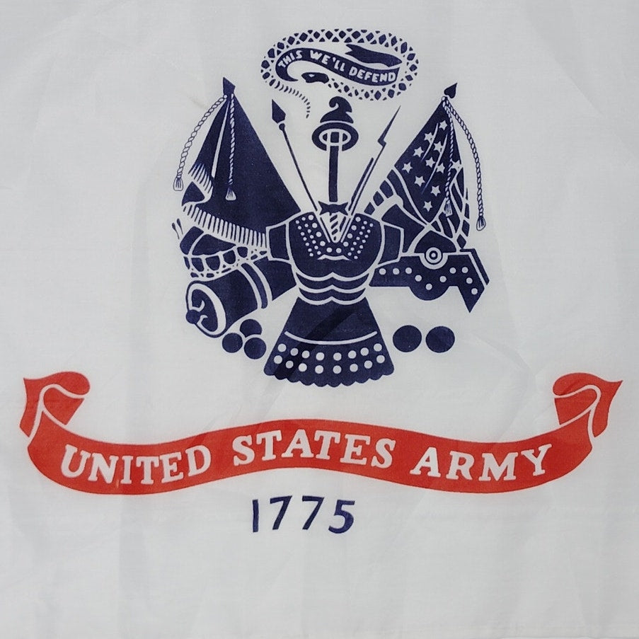 U.S. Army 12x18in Stick Flag – 24" Wooden Pole – Bold Dye‑Sublimated Colors