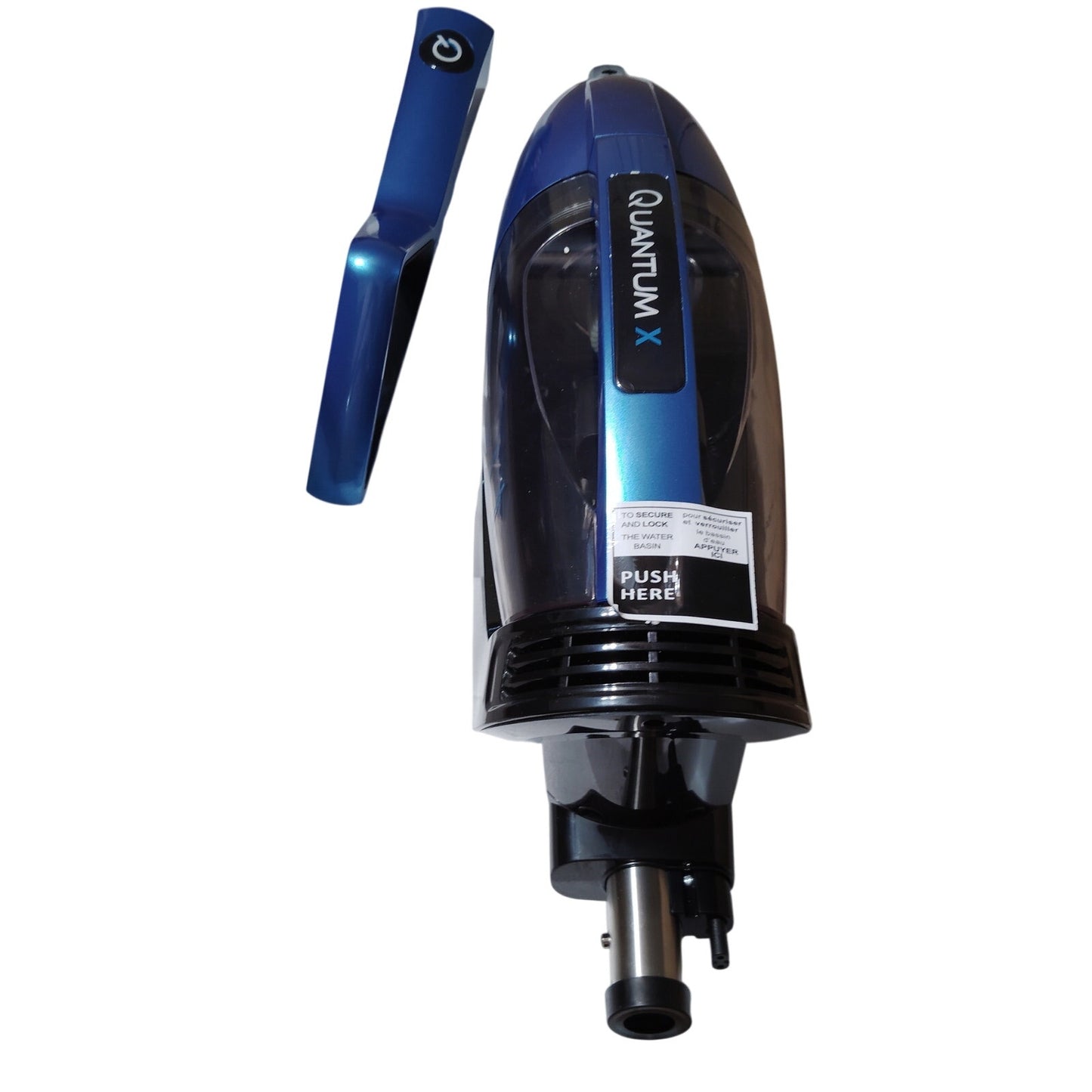 Quantum X QX‑8002 PH Wet/Dry Vacuum Body Motor, Basin, Handle w/HW, Micro Insert