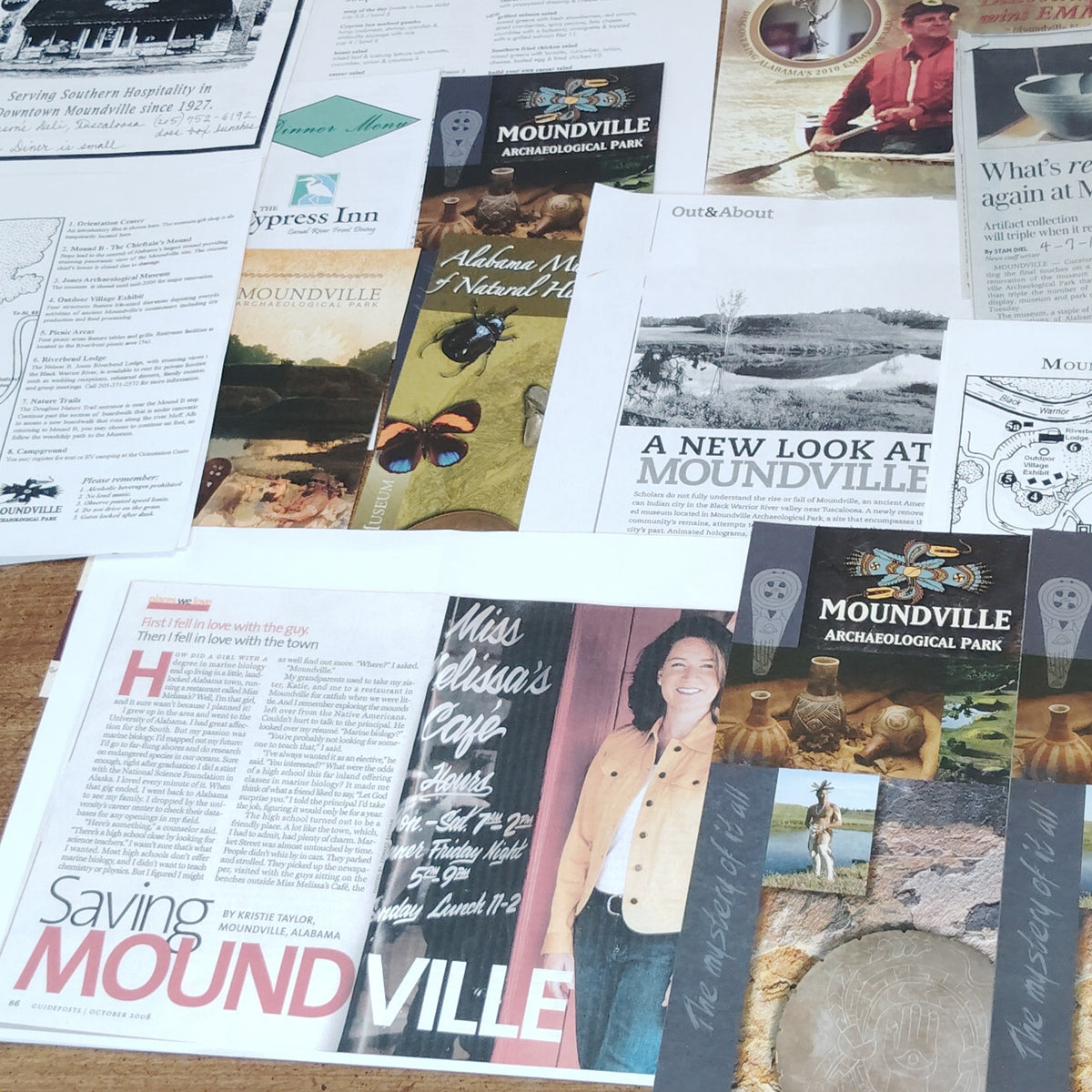 Moundville, AL Vintage Ephemera Collection - Travel Souvenirs & Information
