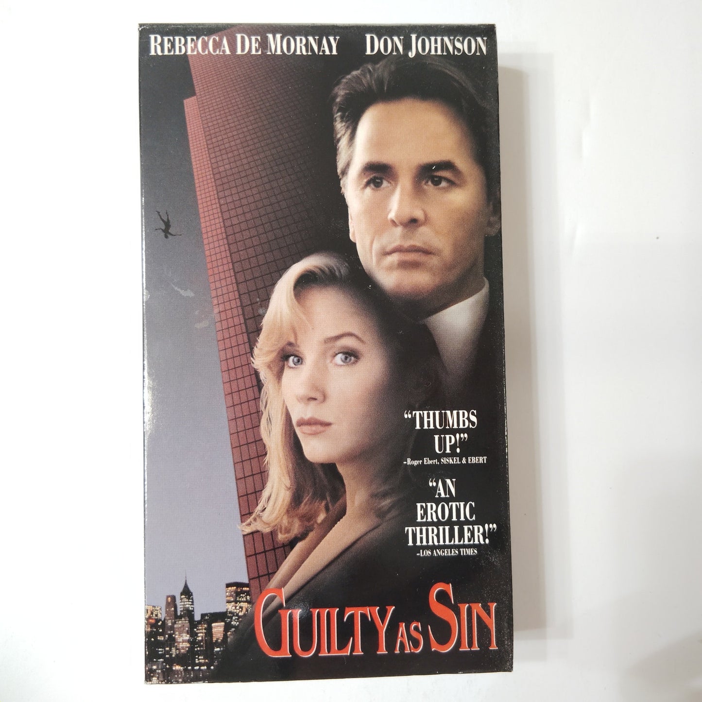 Guilty as Sin VHS 1993 Rebecca De Mornay Don Johnson Thriller