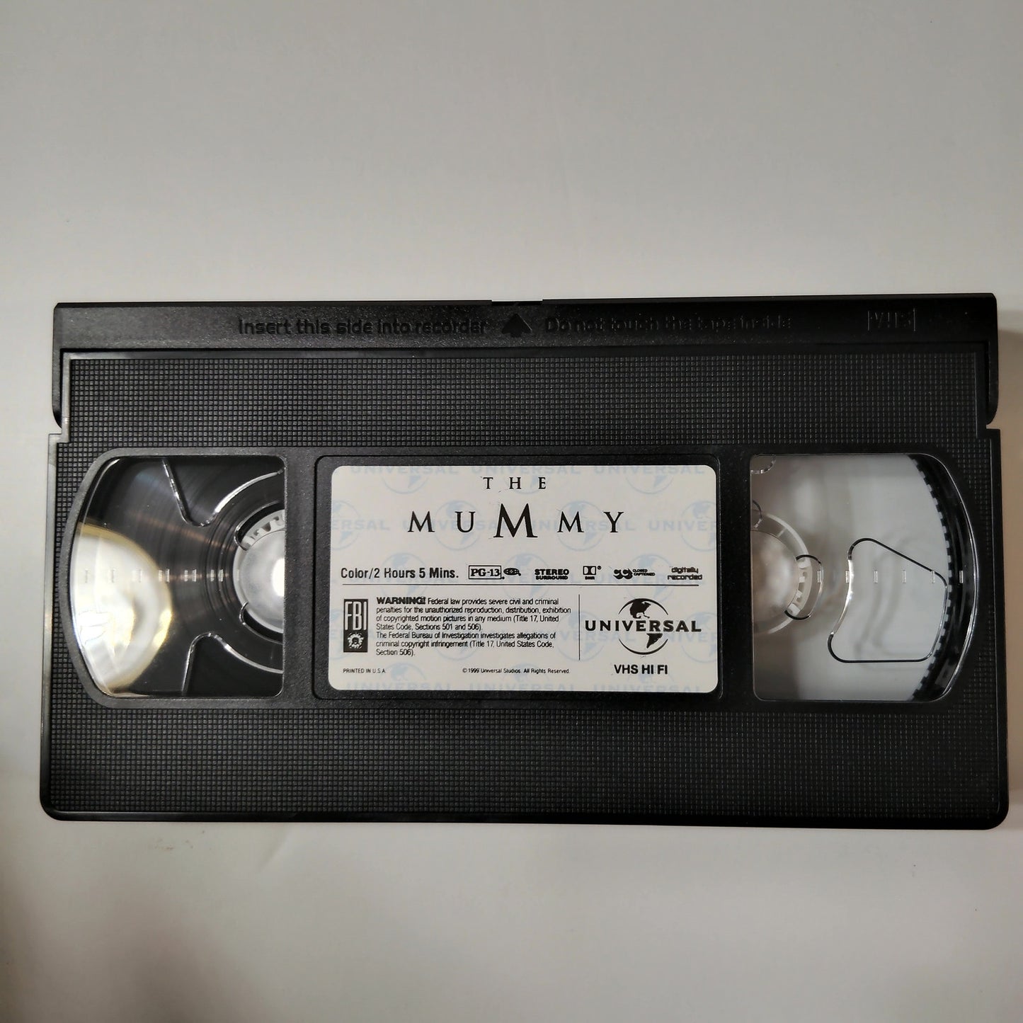 The Mummy VHS 1999 Brendan Fraser John Hannah Universal Action Adventure