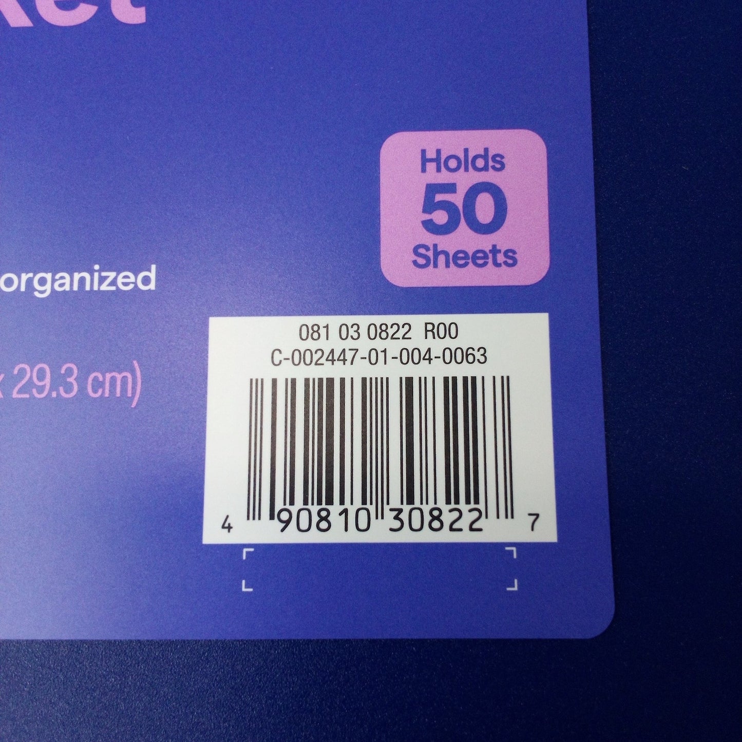 12-Pack - 2‑Pocket 3‑Hole Punch Plastic Folder – Blue – 12‑Pack