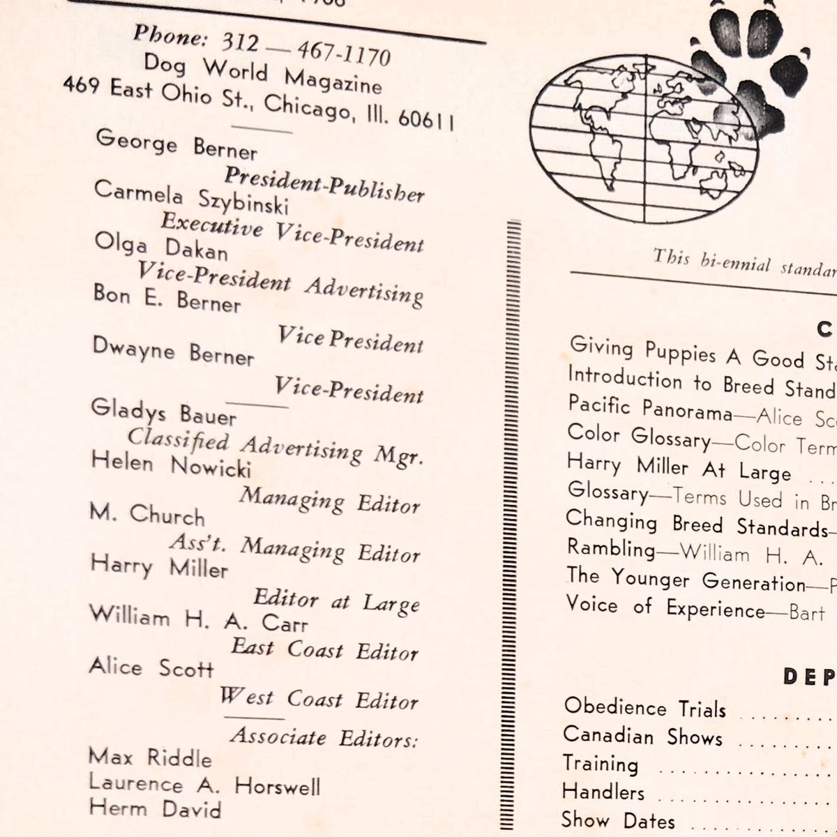 Dog World Magazine June 1966 Special Standards Issue 132 Breeds Lhasa Apso