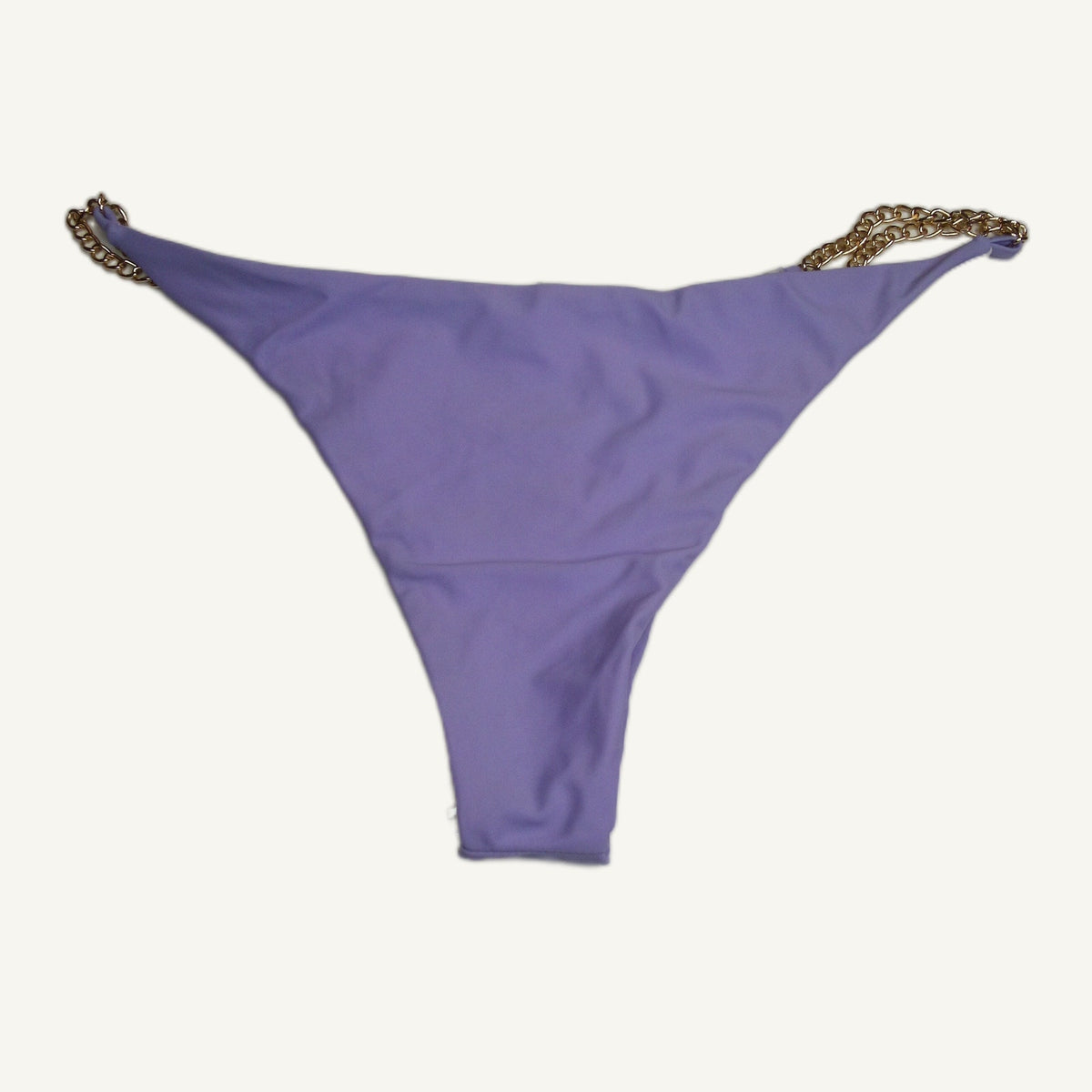Purple Chain Detail Bikini Bottom - Size L - NWT