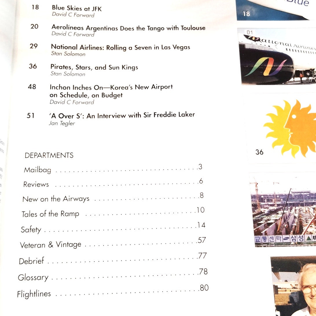 Airways Magazine October 1999 - Global Review of Commercial Flight - Blue/White