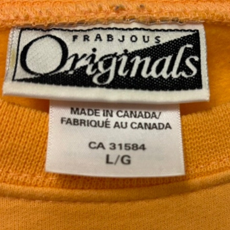 Frabjous Originals Orange Chicken Decal Pullover Sweatshirt - Cotton Blend,  LRG