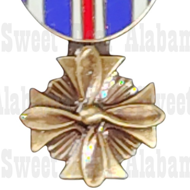 Flying Cross, Distinguished Mini Medal Hat, Lapel Collectors Pin 1-1/8 x 11/16